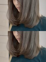 ウェイズトウキョウ 新宿店(Ways TOKYO)&nbsp;レイヤーカット　グレージュカラー　ハイライトカラー　前髪