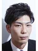 新卒ビジネスアップバンク爽やかツーブロックショート