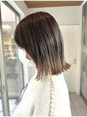 ブリーチ必須!ベージュのグラデーションカラー