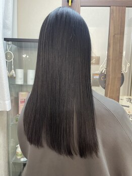 アンク 西川口店(ANQ)の写真/【最終受付20時】熱ダメージを最小限におさえナチュラルなストレートに仕上げます◎