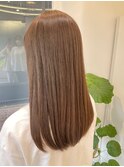 ベージュブラウン*髪質改善ストレート