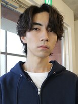 バイフィフス 原宿/表参道(by fifth)&nbsp;ラフにキマる無造作パーマのマッシュウルフスタイル