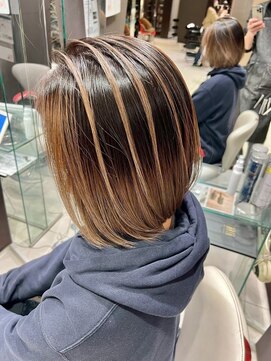 アース 南福島店(HAIR&MAKE EARTH) バレイヤージュ☆