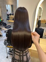 ジーナ 本八幡(Zina) 髪質改善*ロングレイヤーグレーベージュ*美髪【Zina本八幡】