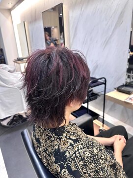 レム 仙台店(L.E.M) 外ハネウルフワインレッド