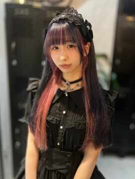 ヴァイス 渋谷店(VAICE) ネイビーブルー/ピンクカラー/インナーカラー/アニメカラー