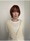 顔まわりレイヤー/ショート/ショートボブ/SAKI