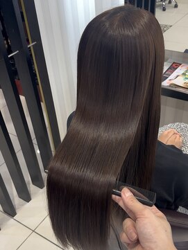 アース 名駅サンクチュアリ(HAIR&MAKE EARTH) 韓国風なサラ艶ストレートヘア