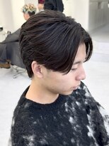 アイトーキョー 渋谷(AI TOKYO)&nbsp;曲がる縮毛矯正/ショートセンターパート/毛流れヘア