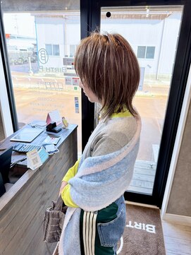 バース プレイス(BIRTH PLACE) 細かめハイライトウルフ