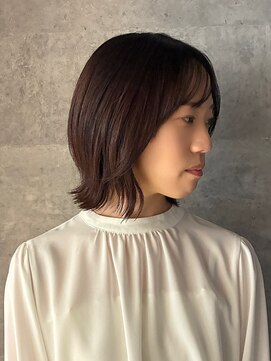 コレハ トレス 日野(CoReha tores) 【外ハネボブ×柔らかブラウン】村主