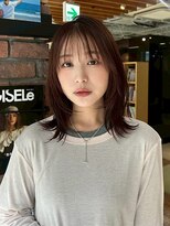 ケーツー心斎橋 クイーンズガーデン バイ ケーツー(K two QUEEN'S GARDEN by K two) 透明感ブラウン/ミディアム/レイヤーカット