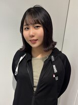 アクシス ナゴヤ(AXIS NAGOYA) ミルクティーブロンド/ダークブルー/デジタルパーマ