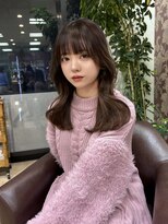アクシス ナゴヤ(AXIS NAGOYA) 【なつミ】ミルクティーブロンド/ダークブルー/デジタルパーマ/