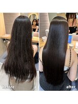アース 渋谷店(HAIR&MAKE EARTH)&nbsp;縮毛矯正×髪質改善で叶える艶ロング