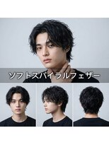 メンズ サロン ドット トウキョウ 町田店(men's salon dot. tokyo)&nbsp;ソフトスパイラル×フェザーショート