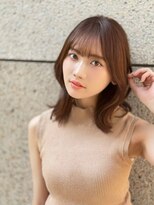 エクラート 下北沢(ECLART)&nbsp;下北沢／ふんわり毛先のブラウンミディ