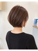 リノ 寺田町南口店(rino)&nbsp;柔らかな透明感カラーのショートボブ