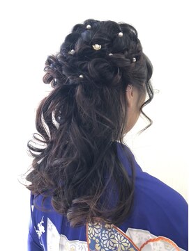 ライブヘアー セック 南柏店(Live Hair SEC) 卒業式ハーフアップ