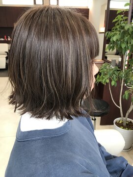 ヒート 佐久店(HEAT) _極細ハイライト！グレージュカラー