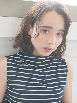 スー 渋谷(suu) 【SUN】センターパートクラシカルウェーブロブ