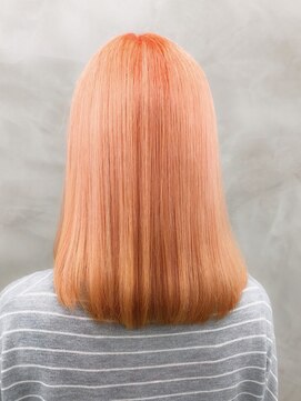 スー 渋谷(suu) パステルカラーハイトーンオレンジブロンド<徳竹>