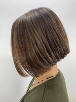 クオリス 赤塚店(QUALIS) ボブ縮毛矯正♪コスメストレート髪質改善アッシュベージュ