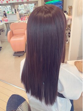 ヘアー バイ ミーズ(hair by Mii’s) クランベリーカラー