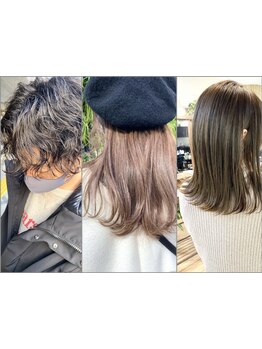 【西梅田駅徒歩１分/21時まで営業】ハイライトを使用した透明感×立体感溢れる外国人風カラーをご提供◇