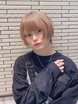 リアイス(Re:ICE)&nbsp;ミニウルフ/くすみブルー/流れるレイヤー/インナーハイライト