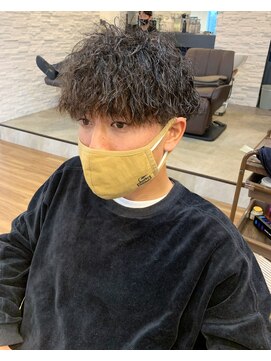 ノラキチジョウジ(NORA KICHIJOJI) #韓国マッシュ#メンズパーマ#ニュアンスマッシュ#センターパート