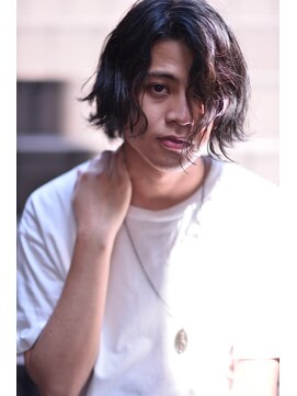 エイチ(H eitf) メンズミディアム  スパイラルパーマ