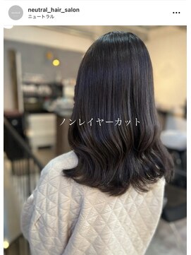 ニュートラル(neutral) 【neutral】ノンレイヤーと地毛カラーと