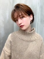 ケアリー 流山おおたかの森(Carelly)&nbsp;大人かわいい前髪セシルカットココアブラウンフリンジウェーブ