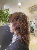 カット×ミックスパーマ
