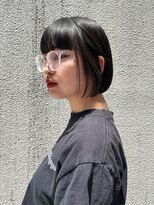 ラウンジ モリオ イケブクロ(Lounge MORIO Ikebukuro)&nbsp;【morio池袋】モードな黒髪ボブ