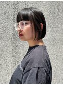 【morio池袋】モードな黒髪ボブ