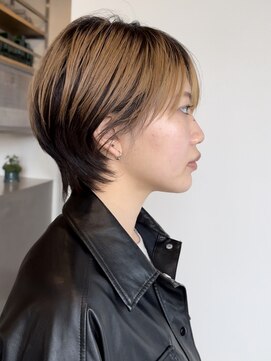 イミ(imi) 大人ショート/グレージュカラー/似合わせカット/髪質改善[登戸]