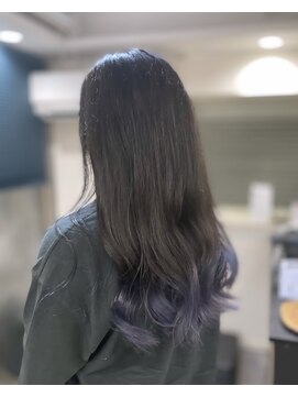 エイプリル ヘア スタジオ(April HAIR STUDIO) グラデーションカラー　ラベンダーブルー