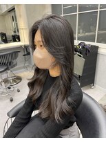 ロンドアヴァントゥス 池袋(Lond aventus)&nbsp;韓国レイヤー/韓国風/ボブ/髪質改善/黒髪/ブリーチなし〔池袋〕