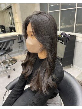 ロンドアヴァントゥス 池袋(Lond aventus) 韓国レイヤー/韓国風/ボブ/髪質改善/黒髪/ブリーチなし〔池袋〕
