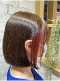 ルビーカラー×イヤリングカラー