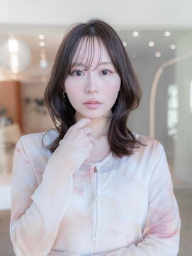 イオ 本厚木(io) レイヤーカットくびれ似合わせカットイメチェンワイドバング