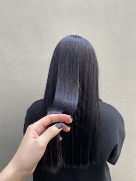 シアン(CYAN) #ラベンダーカラー#透け感カラー#ブリーチオンカラー