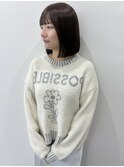 ボブ × モカベージュ *