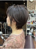 ショートカット/ひし形/ショートボブ/30代/40代/50代【松苗学】