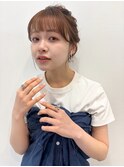 カジュアルヘアアレンジ