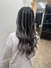 《イメチェンプラン》ヘアカラー、シールエクステ80本セット38800円