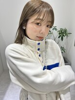 ジーナ 渋谷神南(Zina)&nbsp;ブリーチなし◎オリーブベージュカラー