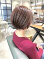 ソーホーヘアーアンドボタニカル 大橋店(SOHO hair & botanical) 丸みショート☆彫刻カットで乾かすだけで丸みくびれが出ます。